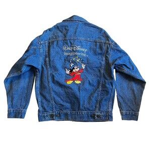 Walt Disney Imagineering Cast Member Denim Jean Jacket Fantasia Small